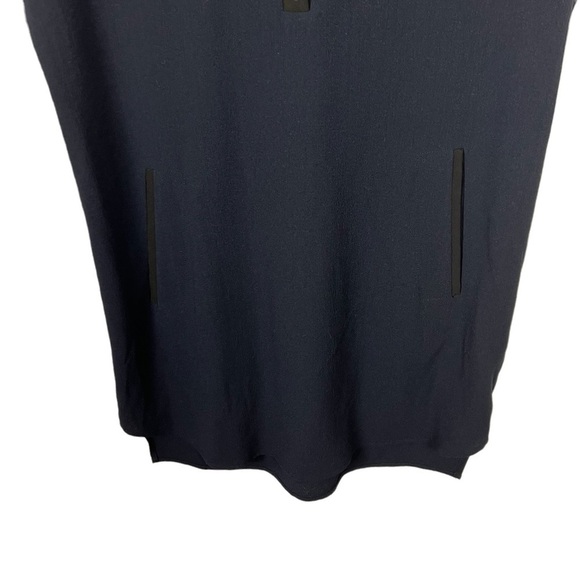 Astr The Label Blue Black V Neck Shift Dress Small - Picture 4 of 9